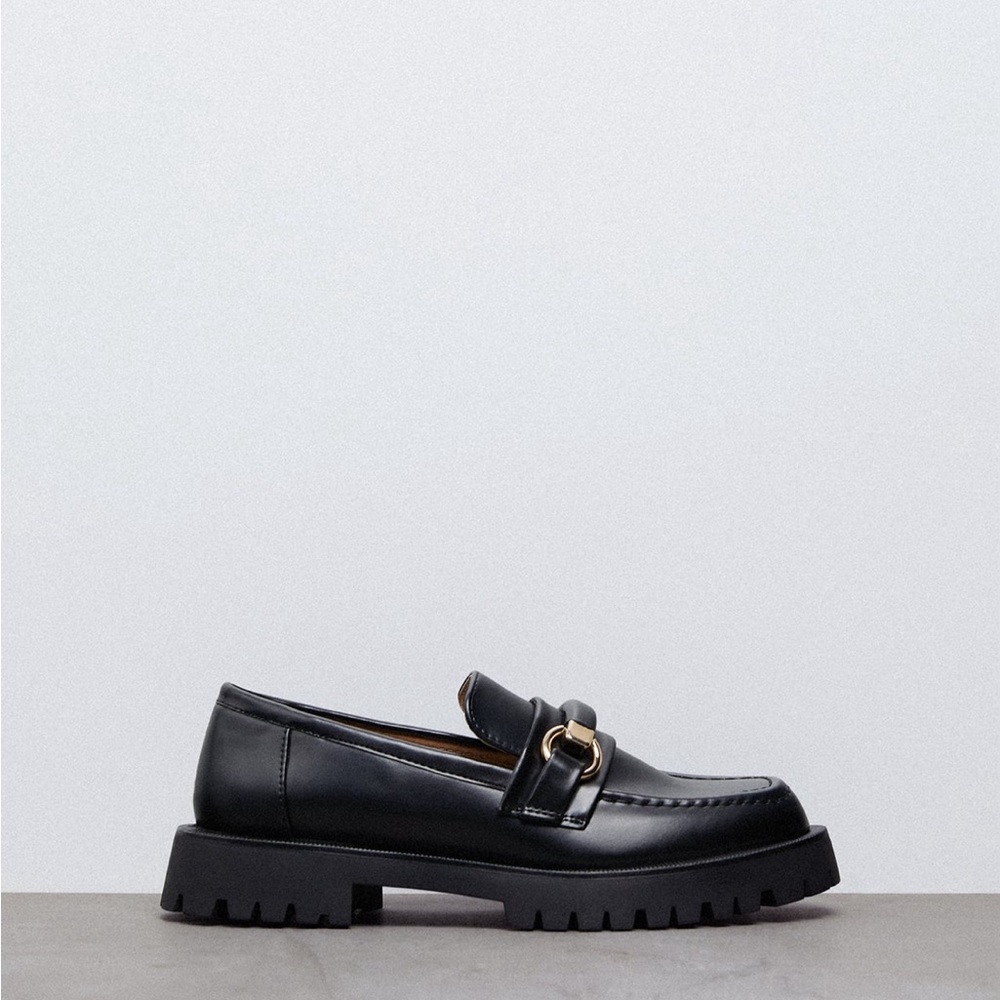 Zara Sole Lug Loafers